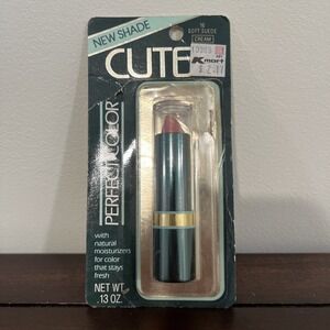 Vintage Cutex Perfect Color Lipstick 16 Soft Suede Cream Damaged Box